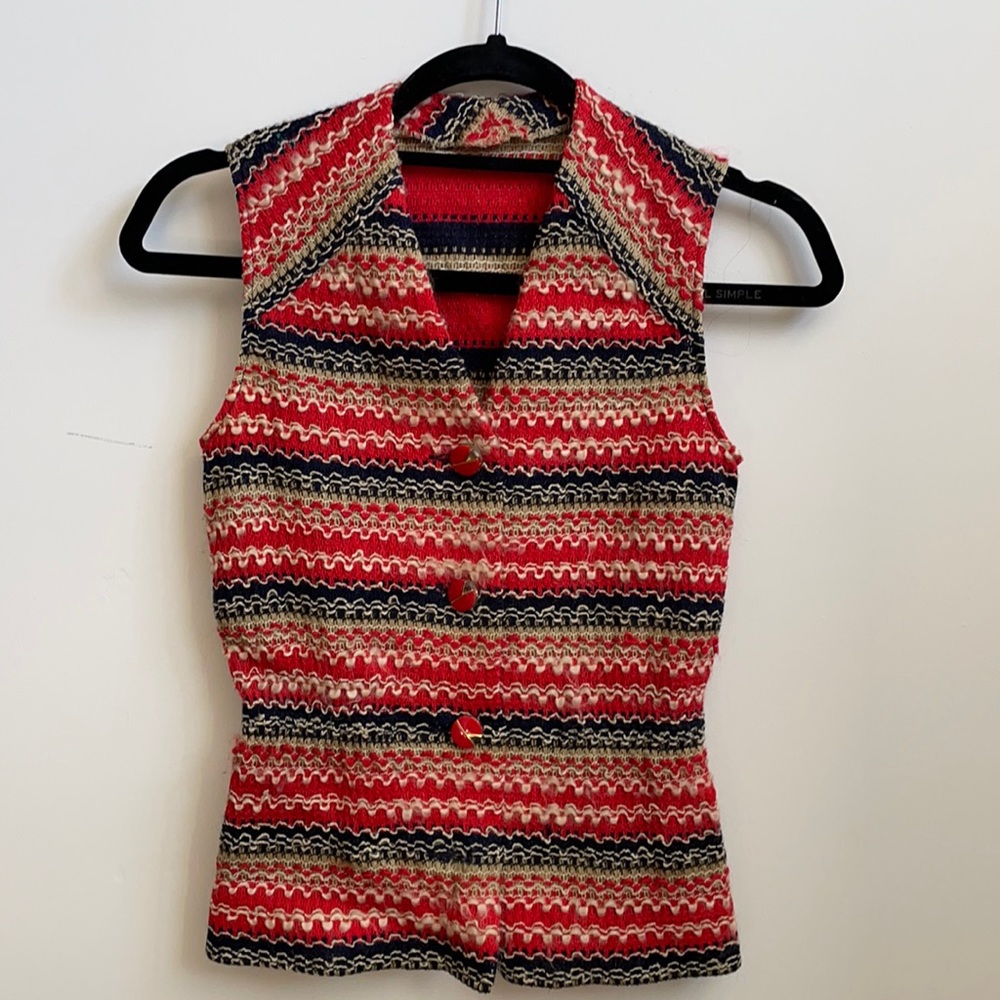 Vintage wool vest